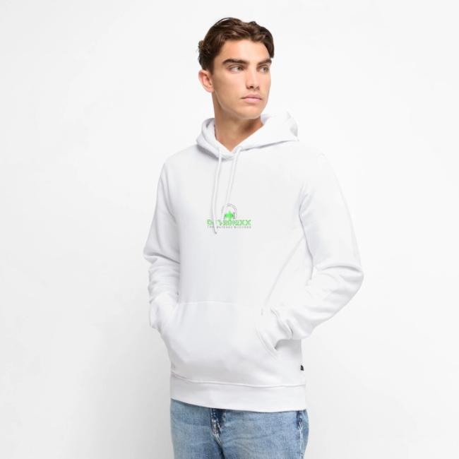 DTX White Hoodie mit Neon-Logo